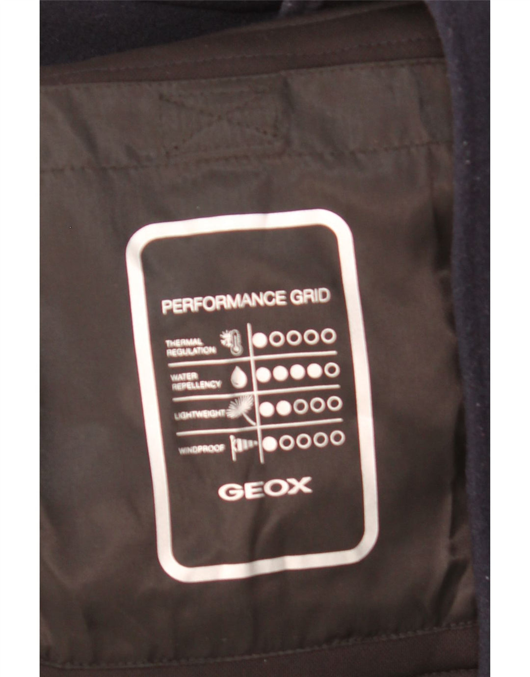 GEOX Herren Respira Utility Jacke UK 42 XL Marineblaue Wolle