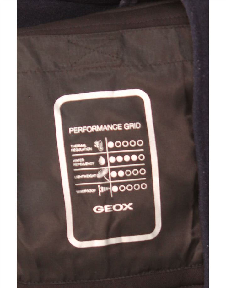 GEOX Herren Respira Utility Jacke UK 42 XL Marineblaue Wolle
