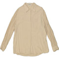INGRAM Womens Shirt IT 44 Medium Beige | Vintage Ingram | Thrift | Second-Hand Ingram | Used Clothing | Messina Hembry 