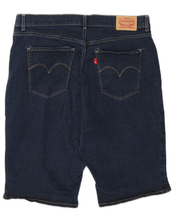 Levi's Damen-Denim-Bermudashorts W32, mittelmarineblaue Baumwolle