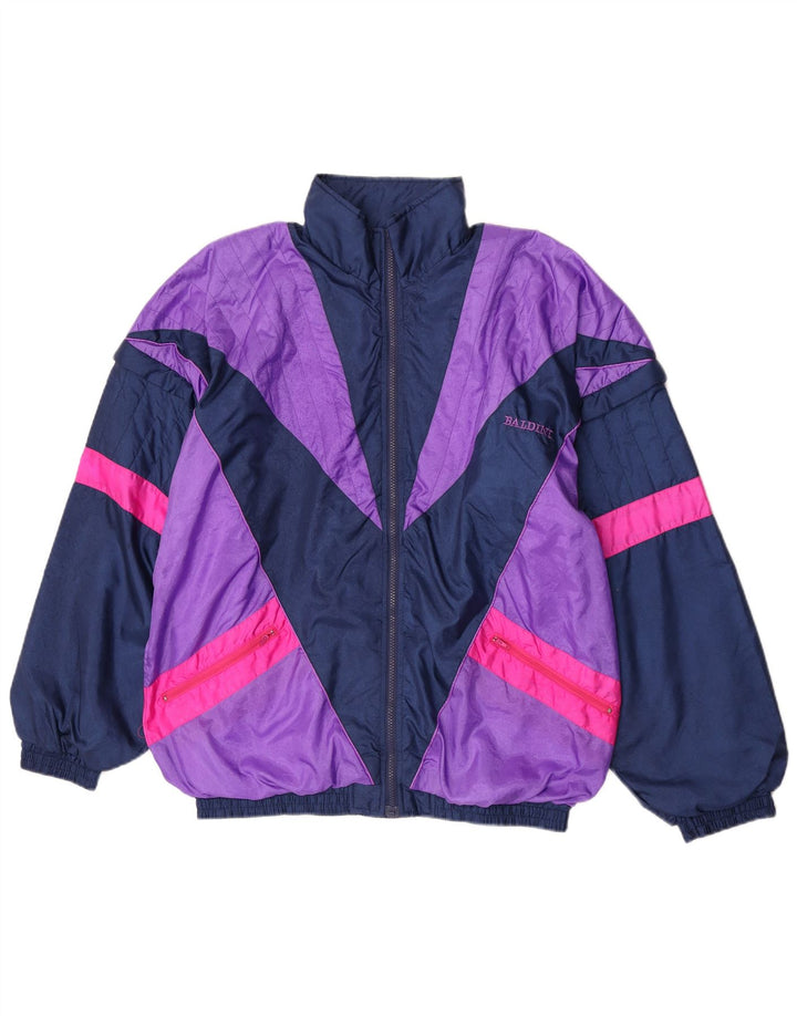 Baldini Herren-Trainingsanzug-Top-Jacke, groß, mehrfarbig, Farbblock