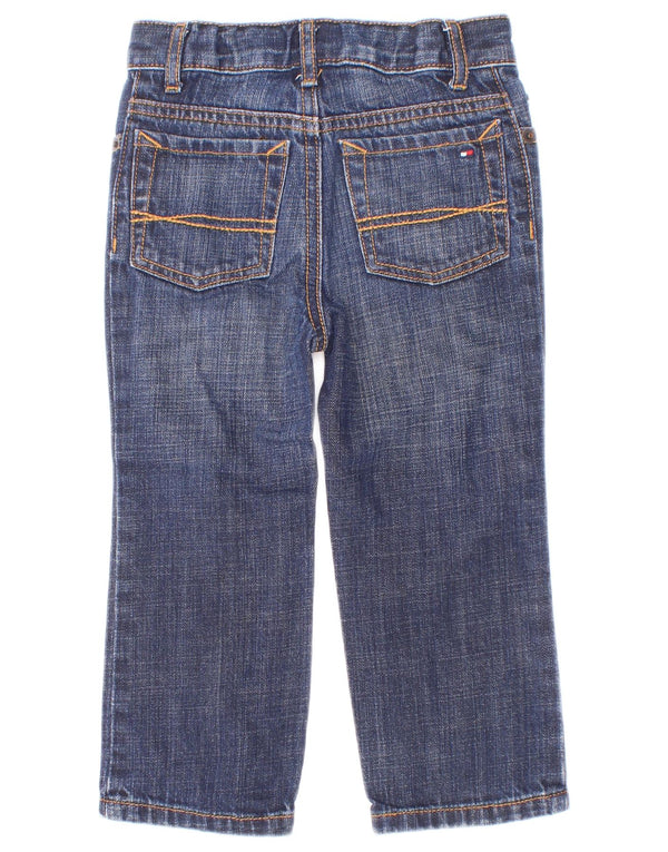 Tommy Hilfiger Baby-Jungen, gerade Jeans, 18–24 Monate, W20, L14, blaue Baumwolle