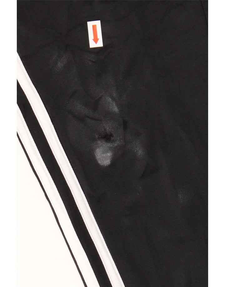 ADIDAS Boys Tracksuit Trousers 13-14 Years  Black Polyester