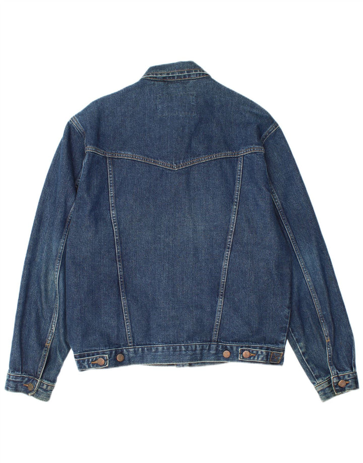 Wrangler Herren Jeansjacke UK 38 Mittelblaue Baumwolle