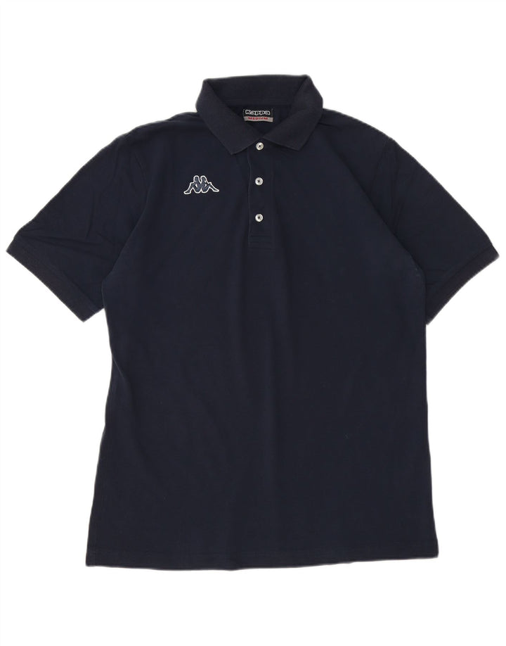 Kappa Herren-Poloshirt, mittelmarineblaue Baumwolle