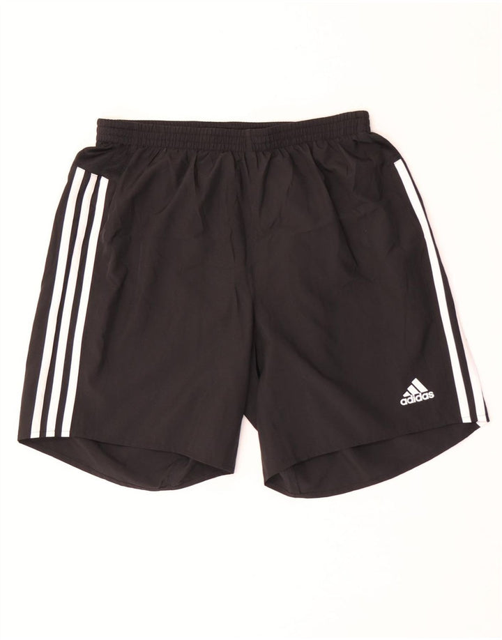 Adidas Damen Climalite Sport Shorts UK 12 Medium Schwarz Polyester