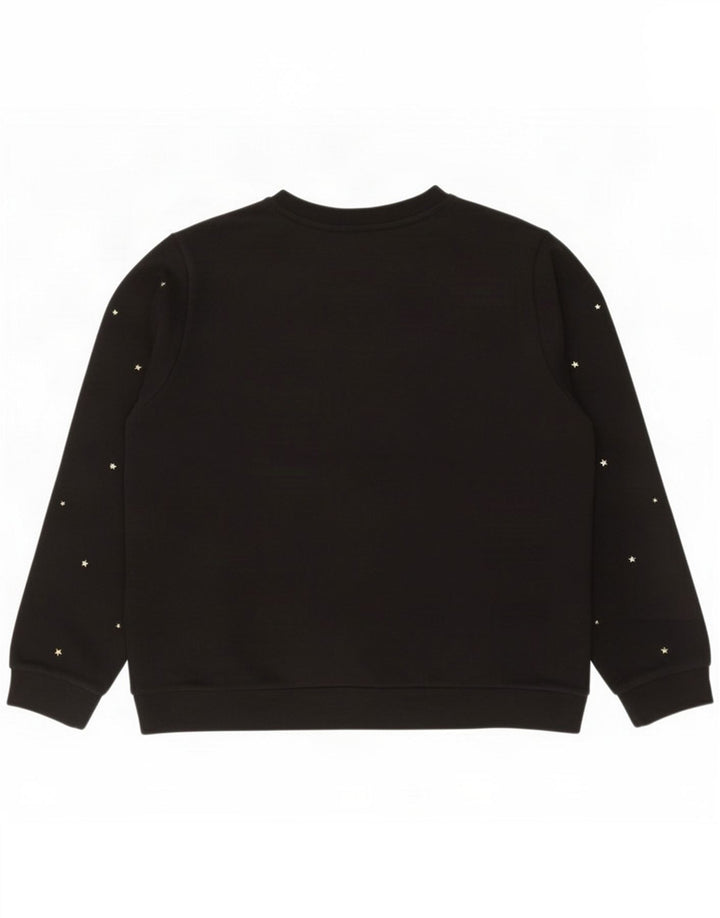 Marks & Spencer Damen Sweatshirt-Pullover UK 16 Large Black Spotted