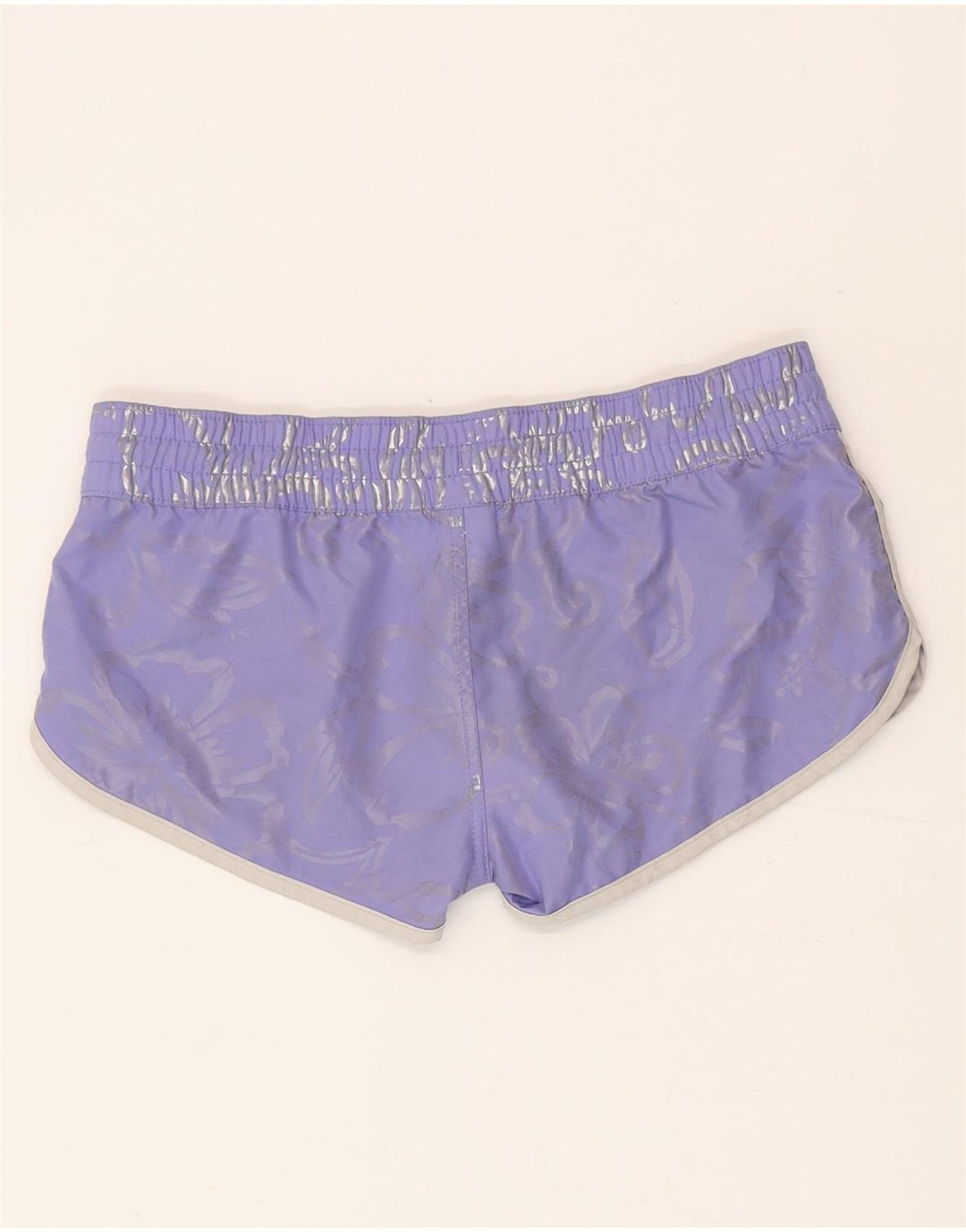 Sundek Damen Badeshorts IT 40 Small Lila Blumenmuster Polyester