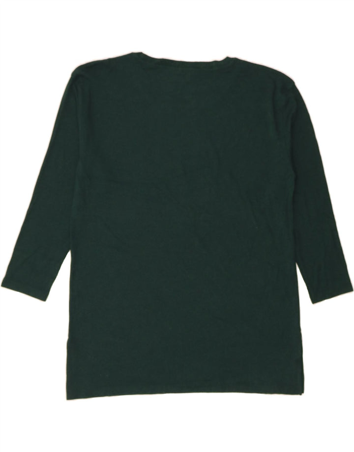MASSIMO DUTTI Womens Top 3/4 Sleeve UK 18 XL Green Vintage Massimo Dutti and Second-Hand Massimo Dutti from Messina Hembry 