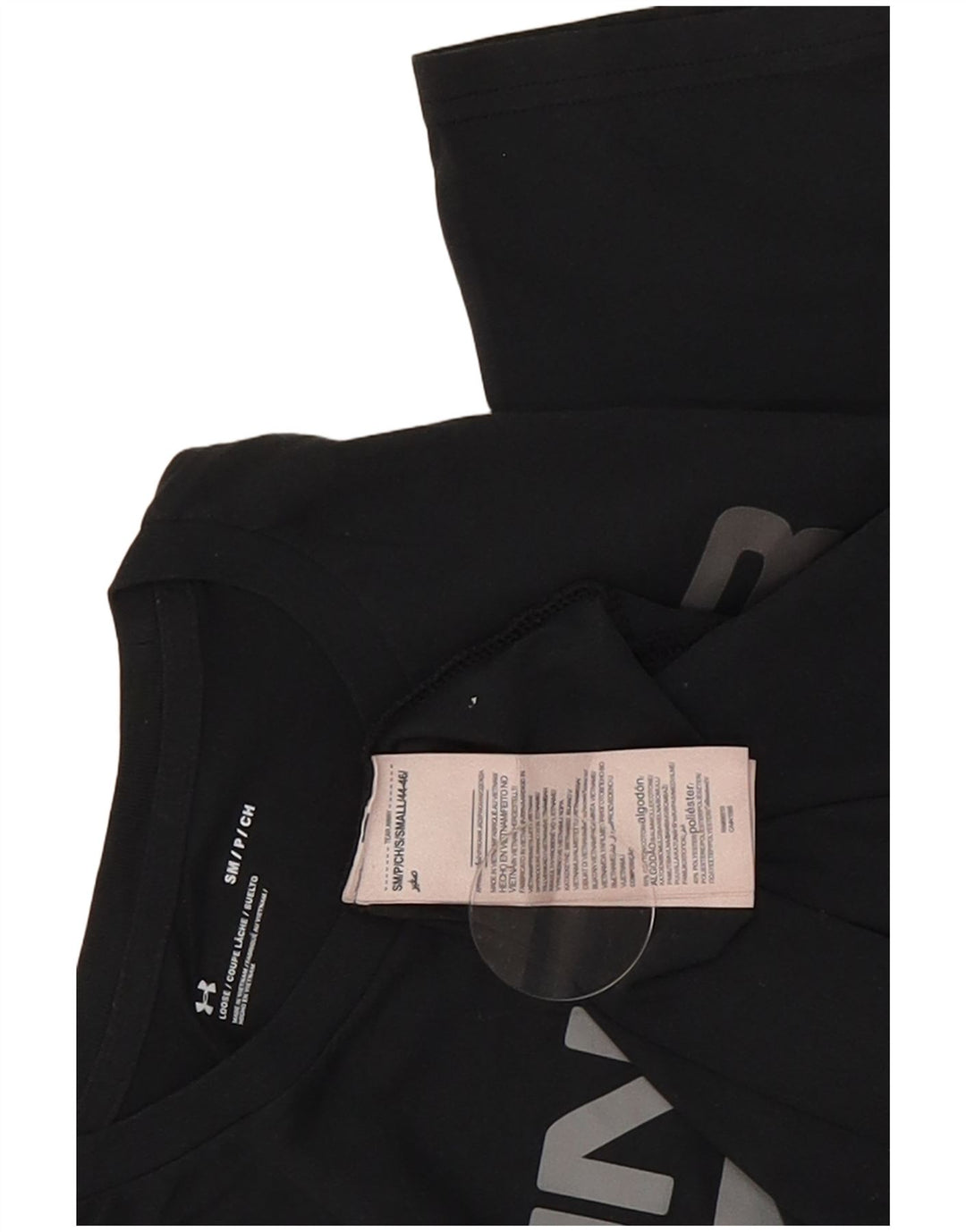 Under Armour Herren-T-Shirt mit Grafik, Größe S, schwarze Baumwolle