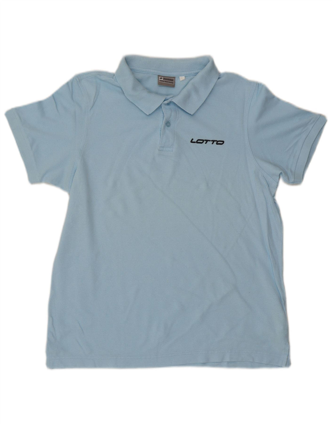 Lotto Herren-Poloshirt, groß, blaue Baumwolle