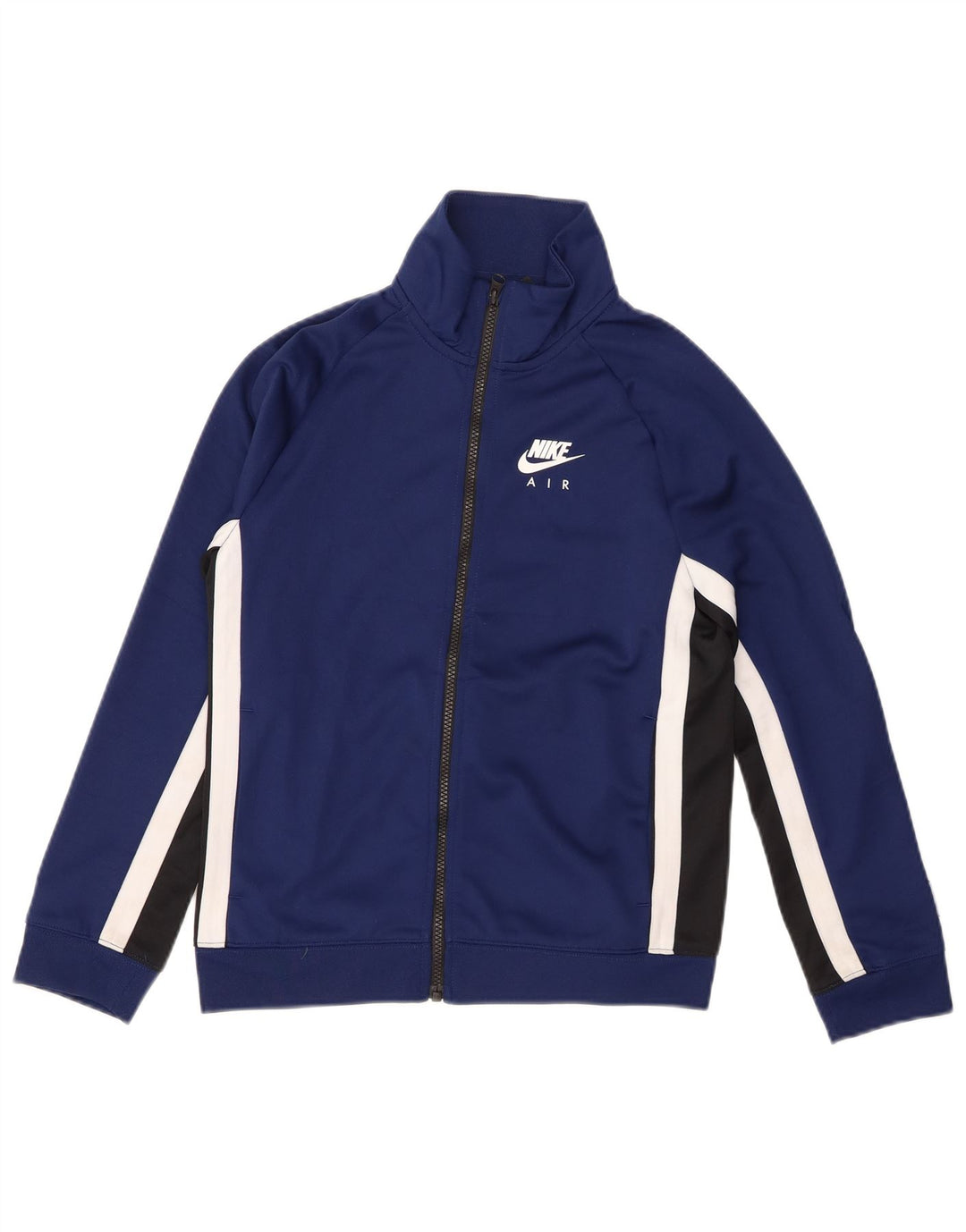 Nike Jungen-Trainingsanzug-Top-Jacke, 12–13 Jahre, groß, Marineblau, Farbblock