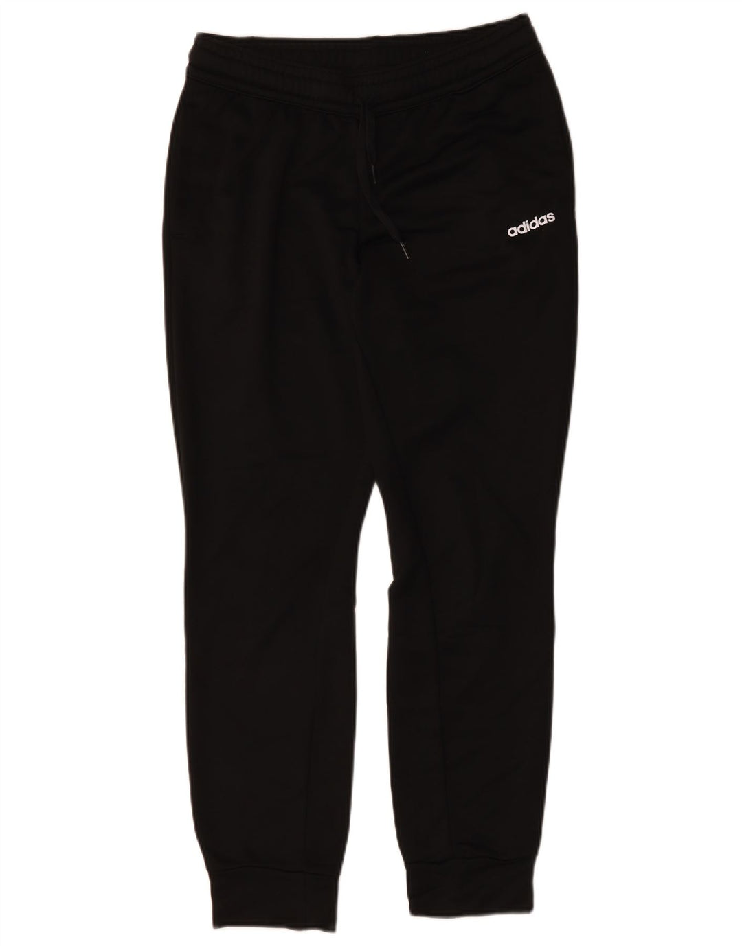 ADIDAS Damen Trainingshose Jogger UK 14 Medium Schwarz Polyester