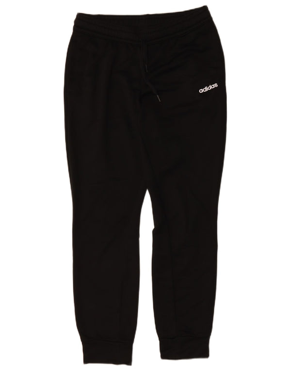 ADIDAS Damen Trainingshose Jogger UK 14 Medium Schwarz Polyester