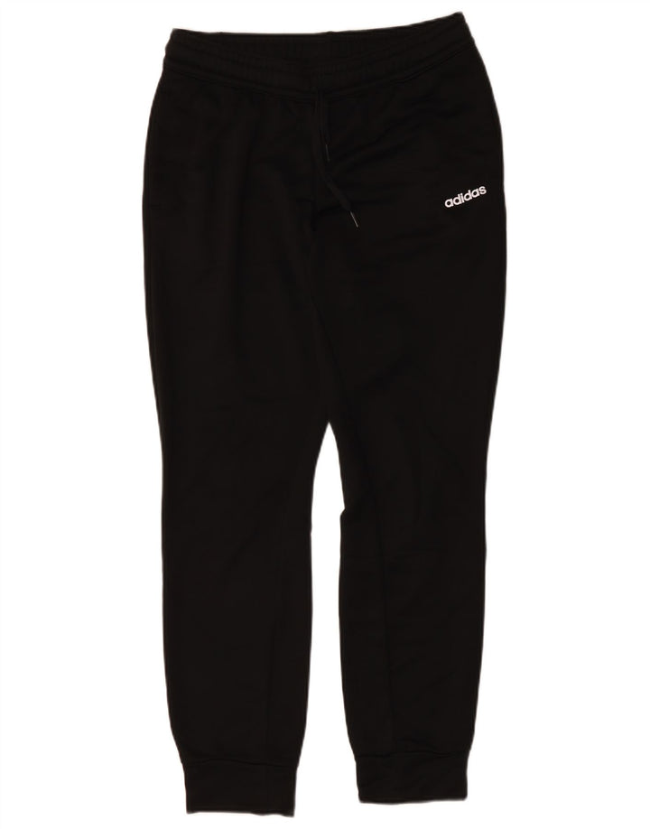 ADIDAS Damen Trainingshose Jogger UK 14 Medium Schwarz Polyester