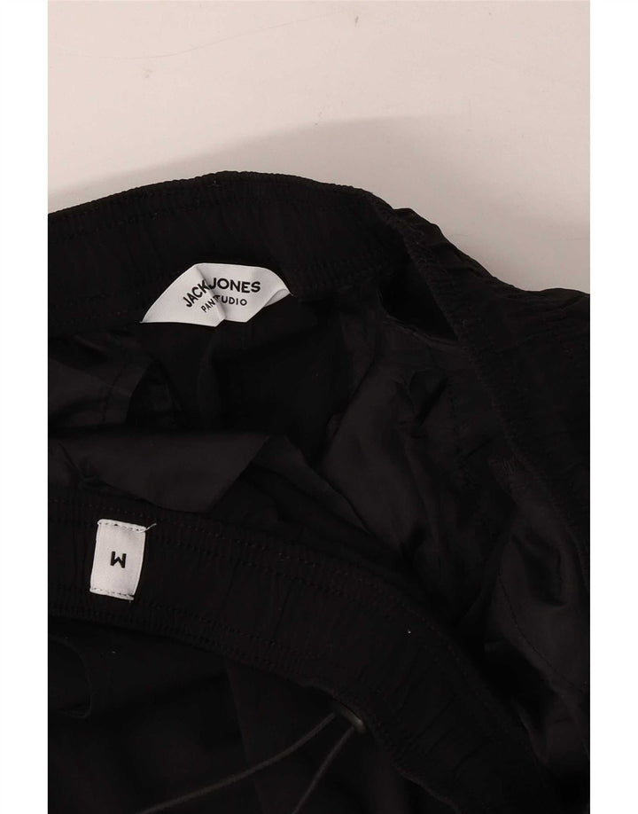Jack & Jones Herren Tapered Cargohose M W30 L28 Schwarz