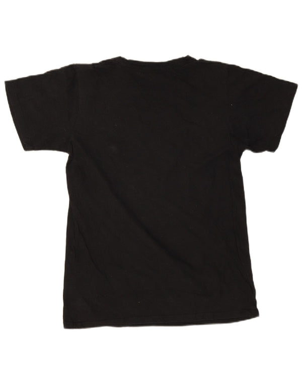 Adidas Damen Graphic T-Shirt Top UK 10 Small Schwarz
