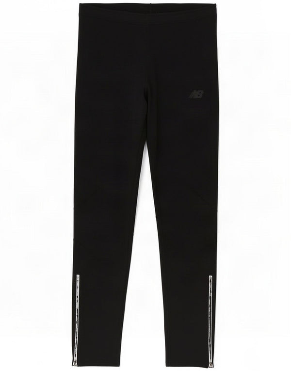 New Balance Womens Leggings UK 14 Large Black Polyester