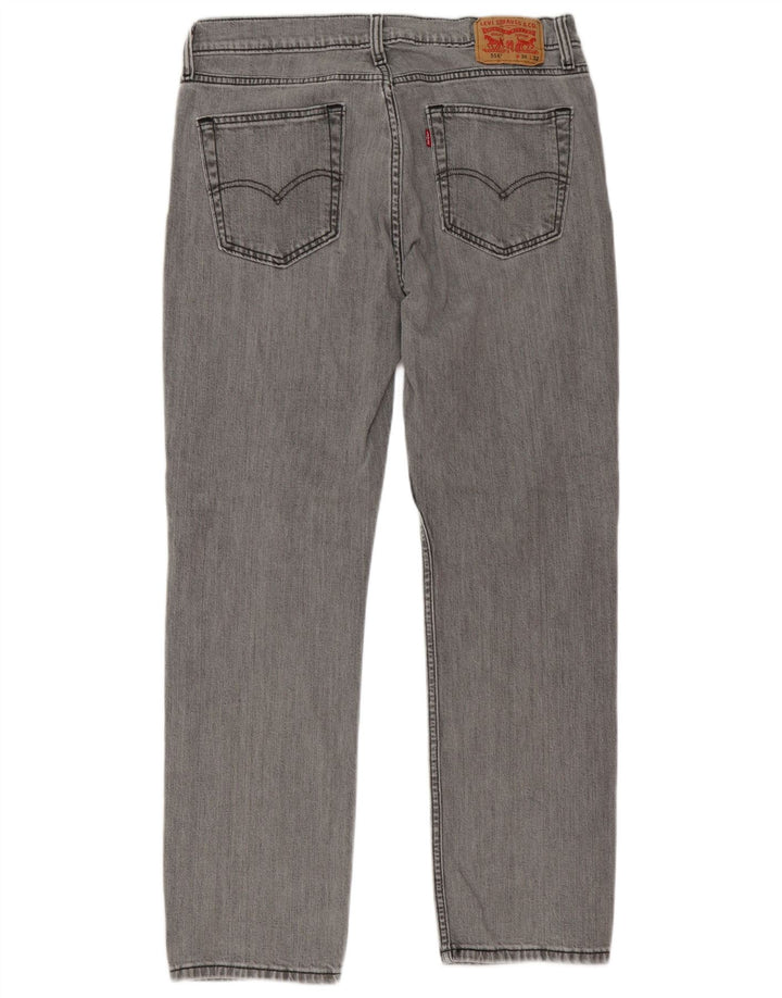 Levi's Herren 514 Straight Jeans W34 L32 Graue Baumwolle