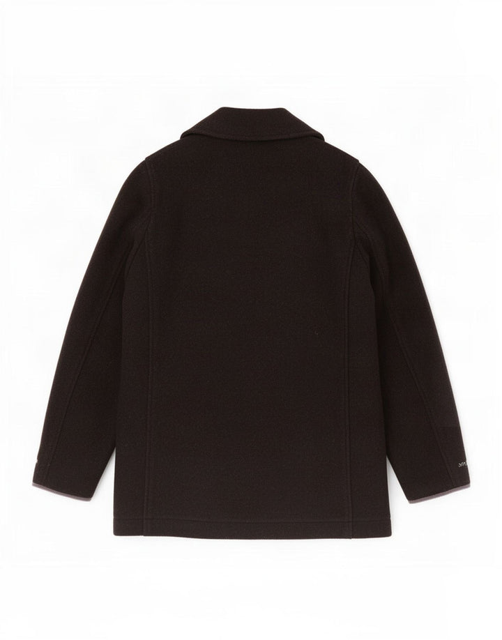 Murphy & Nye Damen Übergroßer Pea Coat UK 10 Small Schwarze Wolle