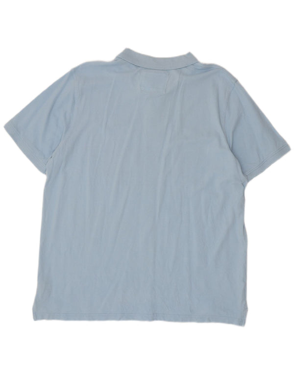 Crew Clothing Herren Poloshirt 2XL Blau Baumwolle