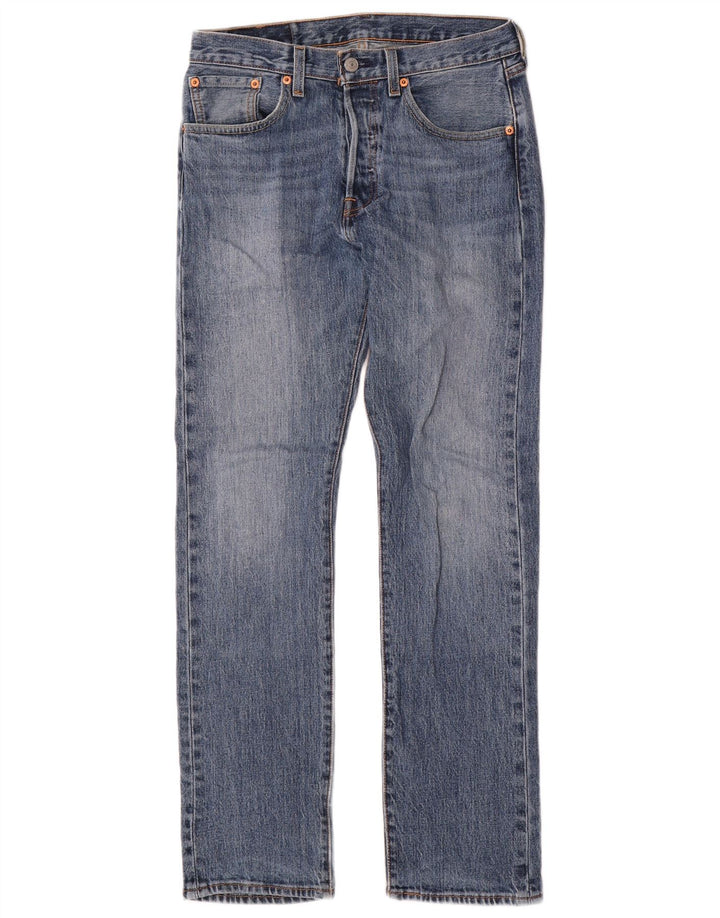 Levi's Herren 501 Straight Jeans W28 L30 Blaue Baumwolle