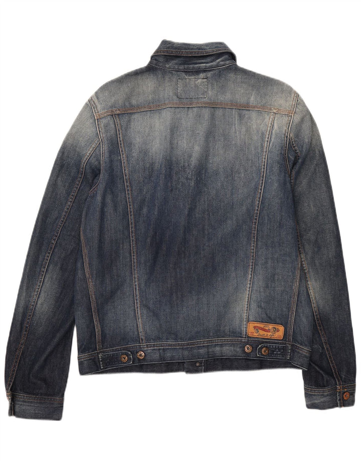 Diesel Herren Jeansjacke UK 42 XL Blaue Baumwolle
