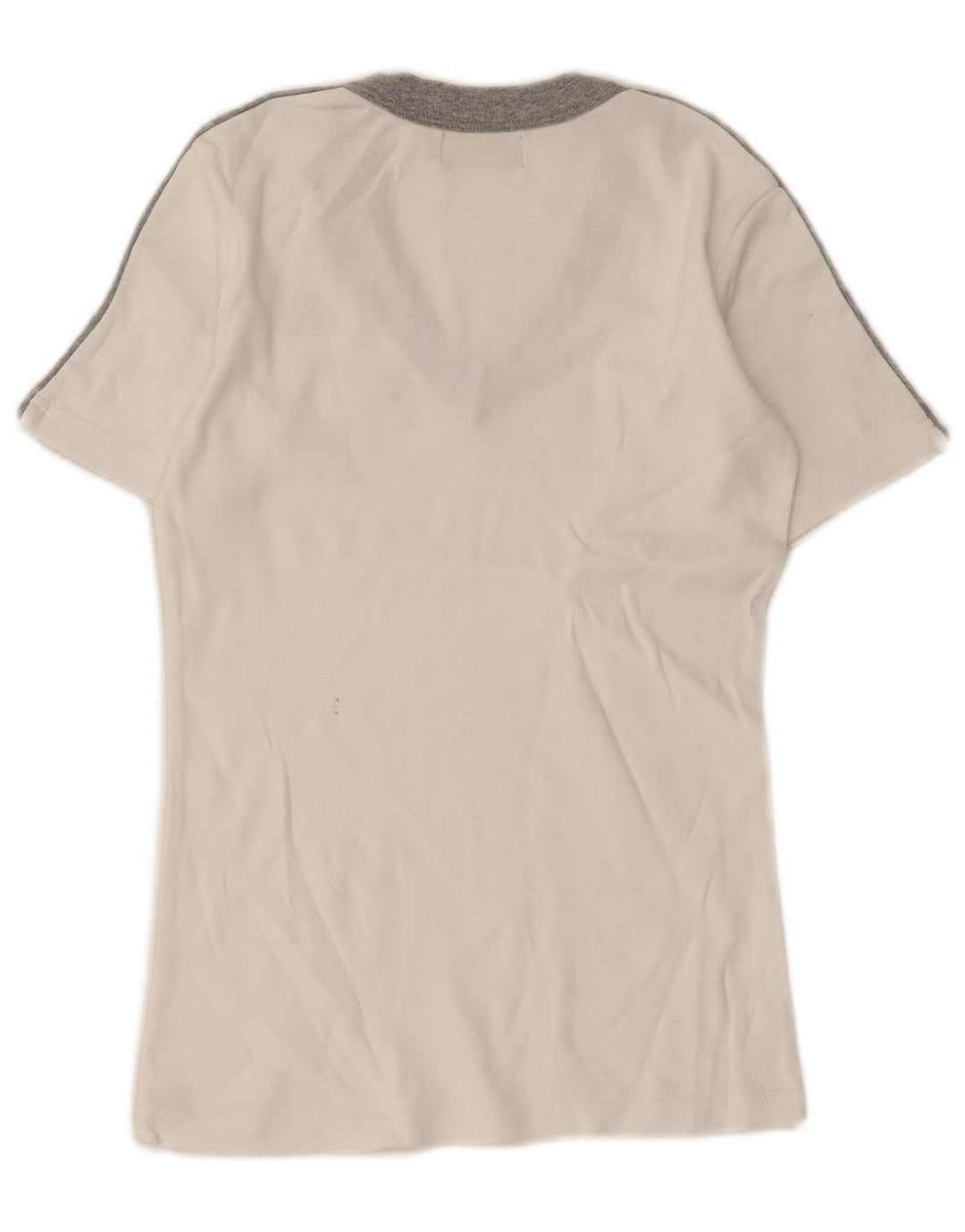 Kappa Damen T-Shirt Top UK 8 Small Weiß Colourblock