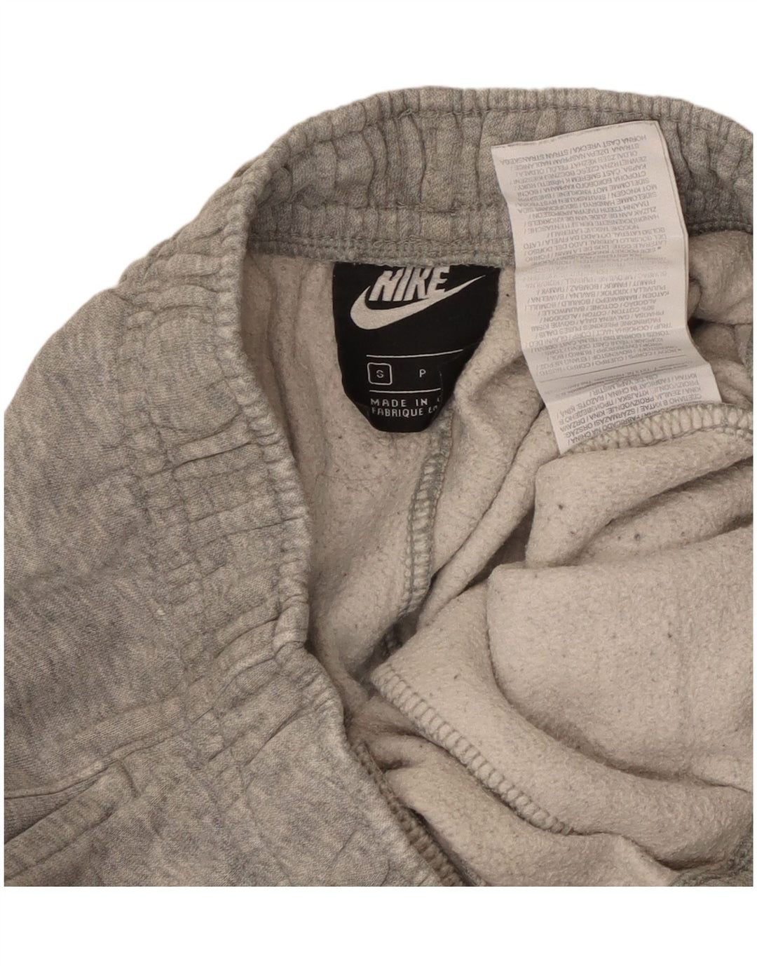 Nike Herren-Trainingshose, Jogginghose, Größe S, Grau, Colourblock-Baumwolle
