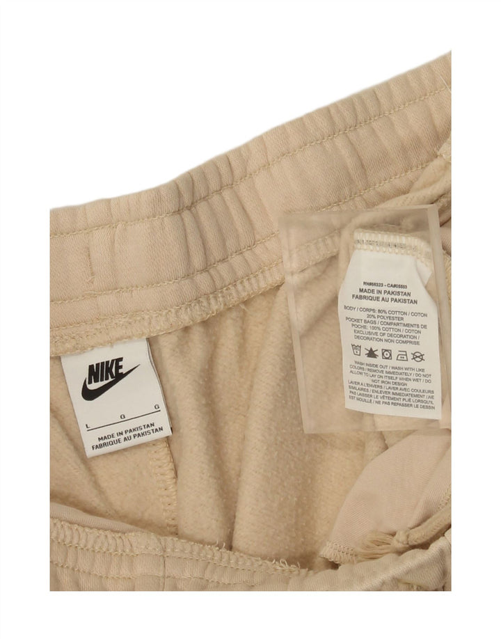 Nike Herren-Sportshorts, groß, beige Baumwolle