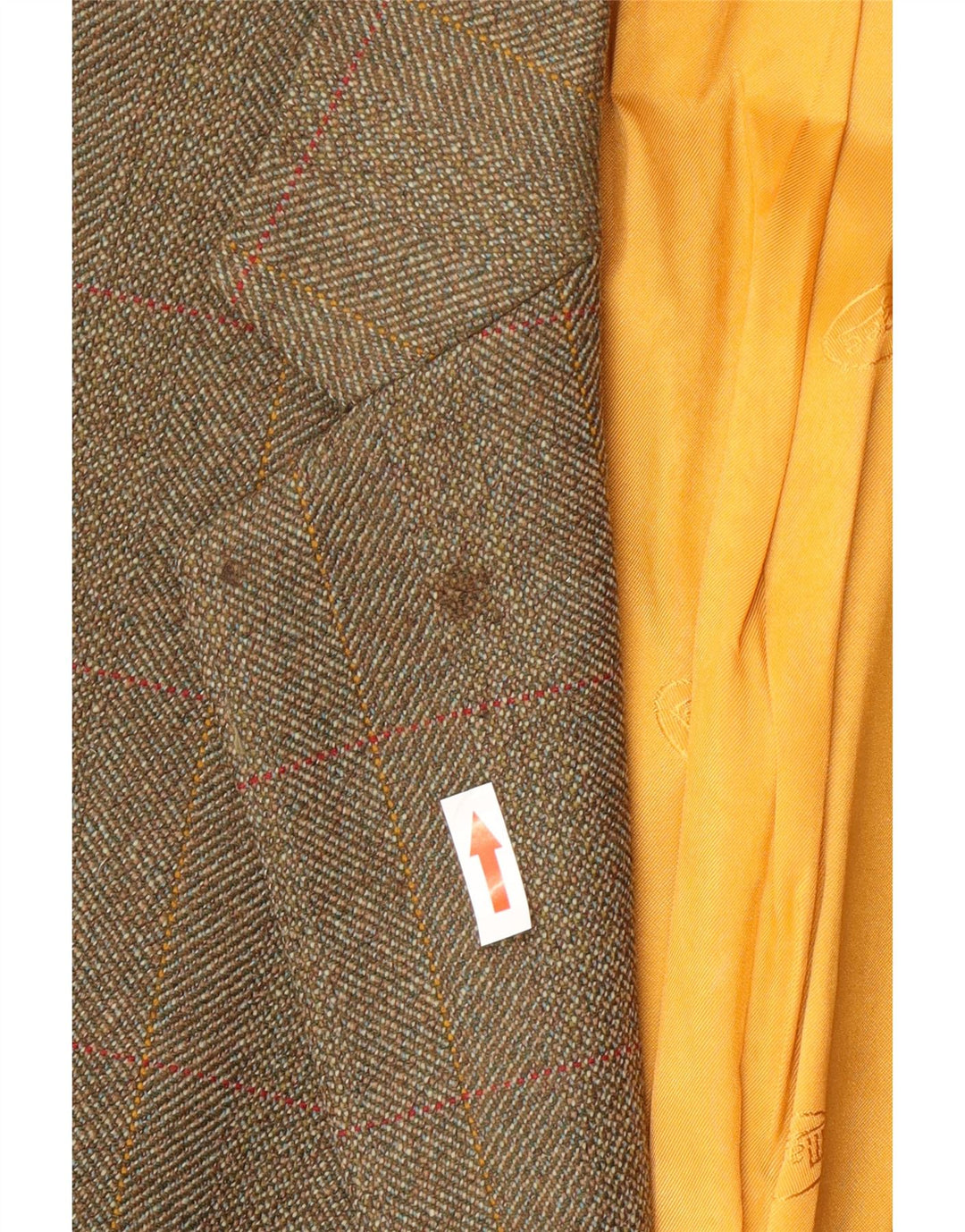 Magee Herren-Blazer mit 2 Knöpfen, UK 42, XL, braun kariert, Wolle