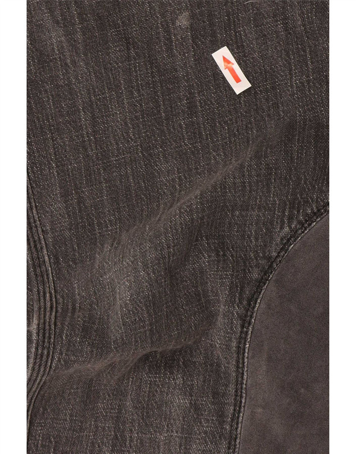 SIVIGLIA Herren-Reit-Crop-Jeans W40 L26 Graues Polyester