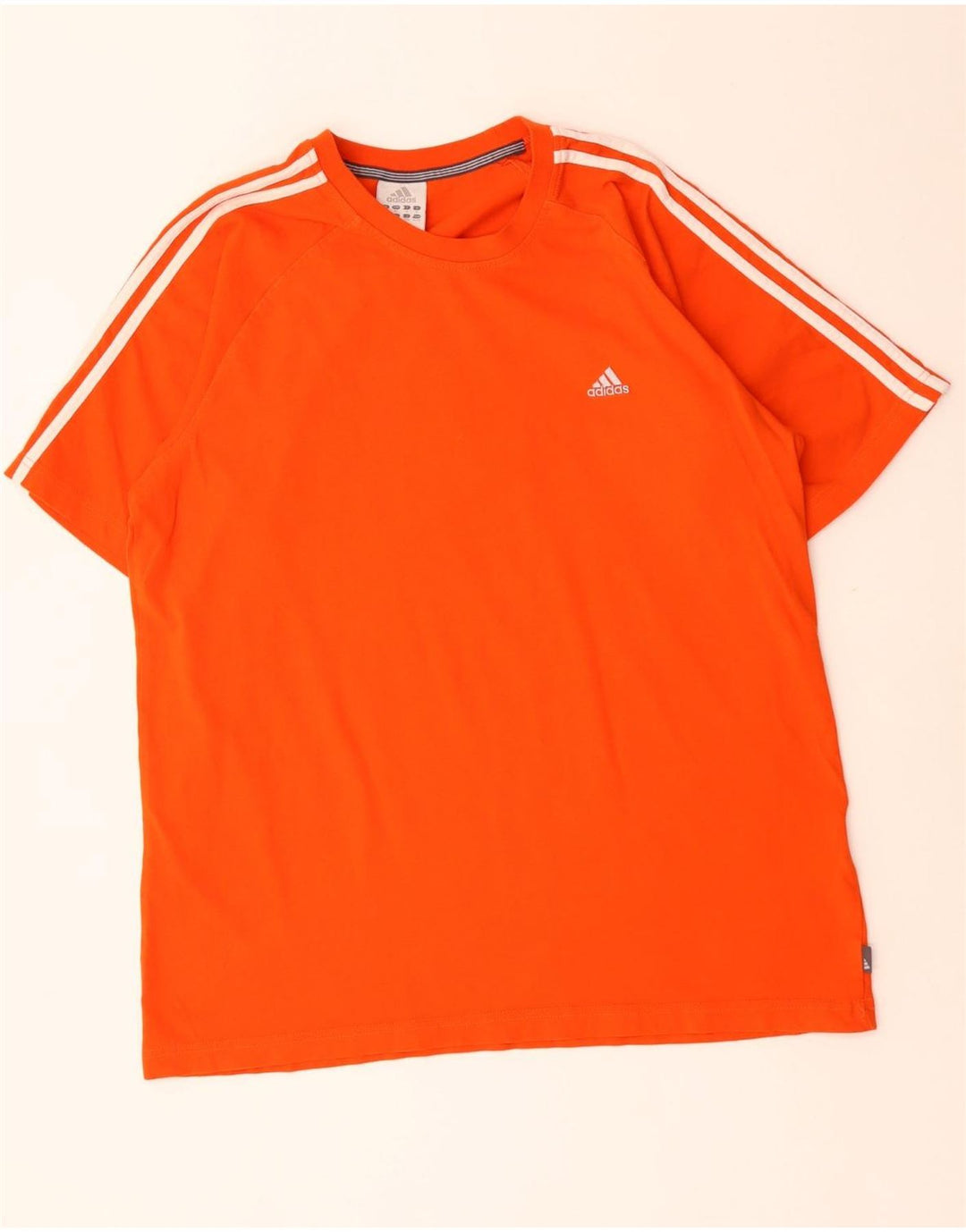 Adidas Herren T-Shirt Top XL Orange Baumwolle