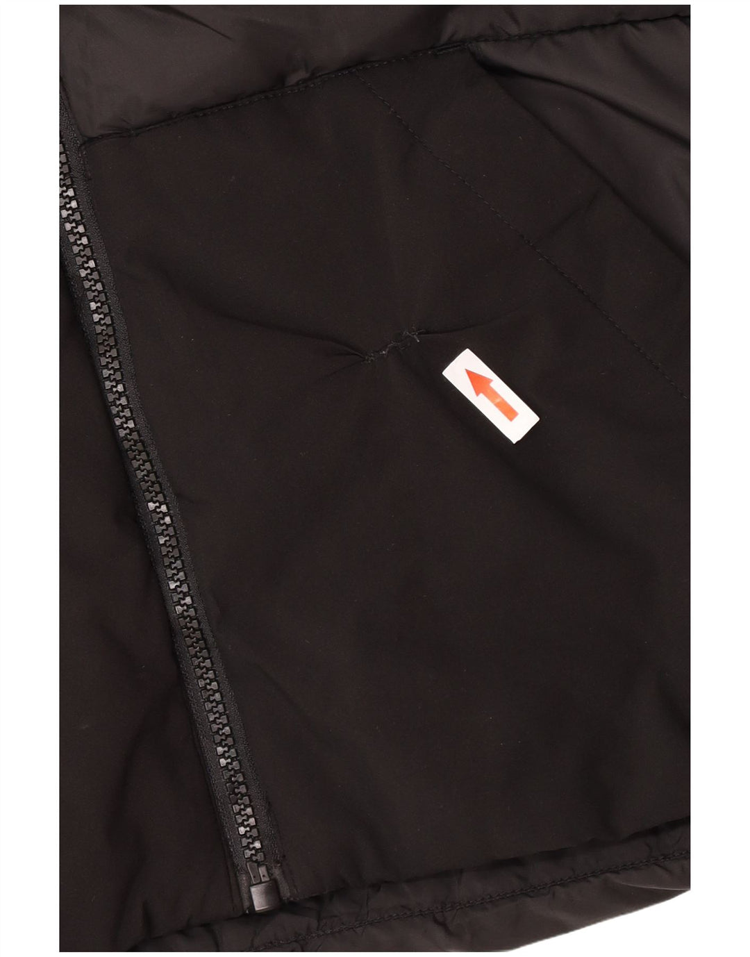 Zara Herren Wattierte Weste UK 36 Small Schwarz Polyester