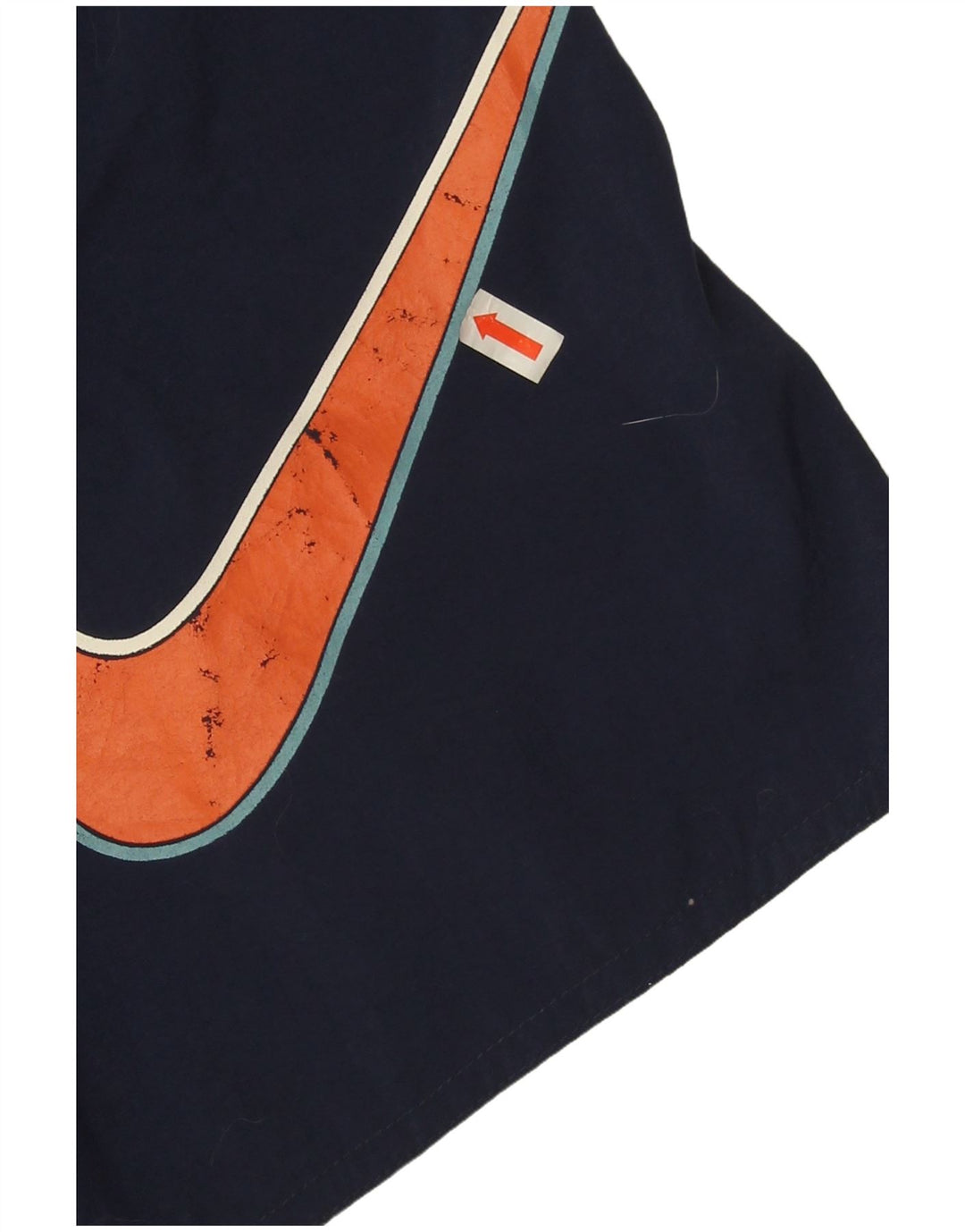 Nike Herren-Sportshorts mit Grafik, groß, marineblaues Nylon