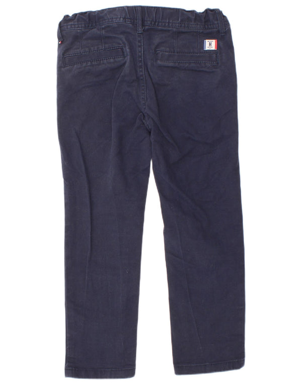 Tommy Hilfiger Straight Chino-Hose für Jungen, 5–6 Jahre, W22, L18, Marineblau