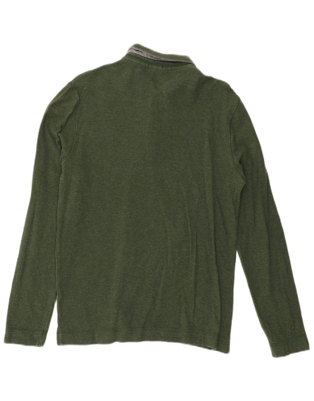 Hugo Boss Herren Langarm-Poloshirt, Größe L, Grün