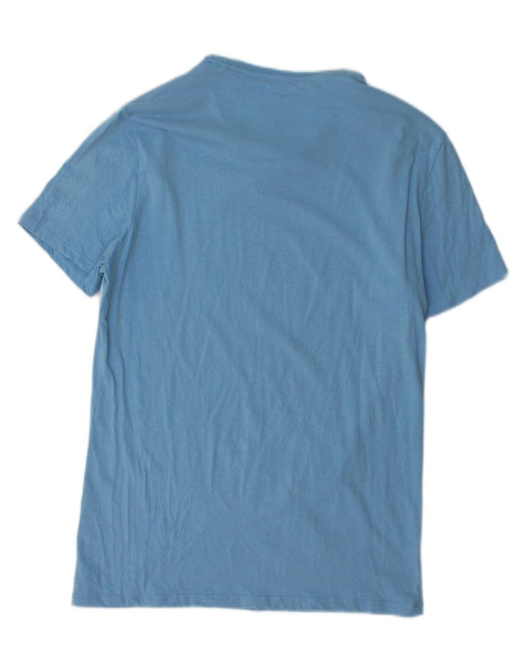 Guess Herren Grafik-T-Shirt-Oberteil Mittelblau