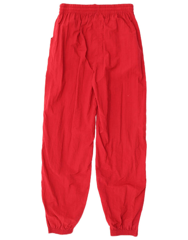 Crane Womens Loose Fit Trainingshose Jogger UK 14 Large Rot Polyamid
