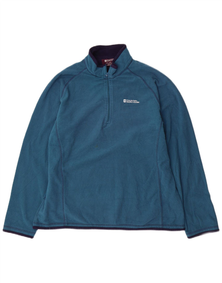 MOUNTAIN WAREHOUSE Damen-Fleecepullover mit Reißverschluss am Hals, UK 20 2XL, Blau, Polyester