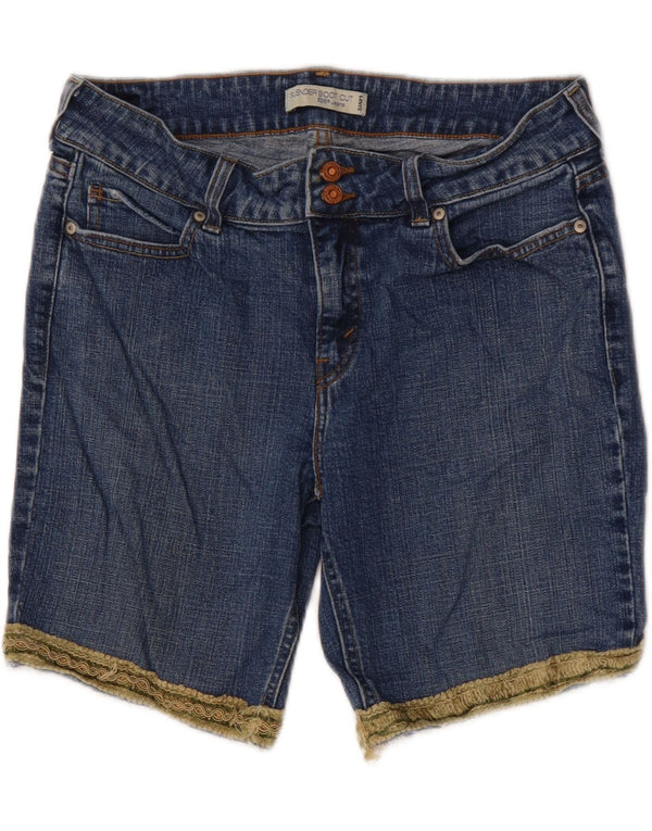 Levi's Damen 526 Denim Shorts US 12 Large W32 Blaue Baumwolle
