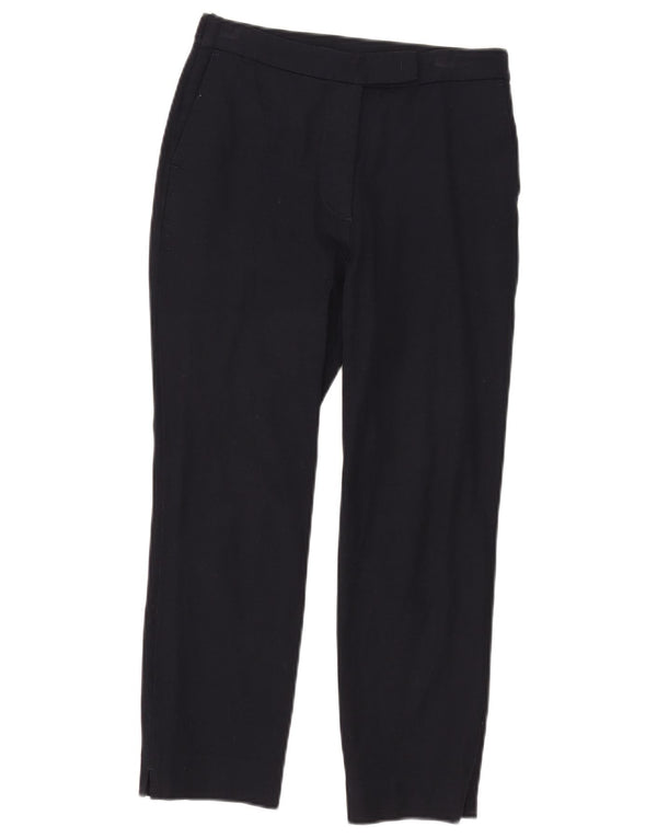 Marks & Spencer Damen Crop Slim Anzughose UK 8 Small W27 L23 Marineblau