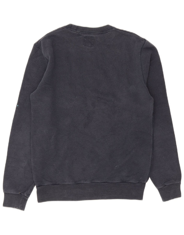 Jack Wills Mens Graphic Sweatshirt Jumper XS Navy Blue Cotton