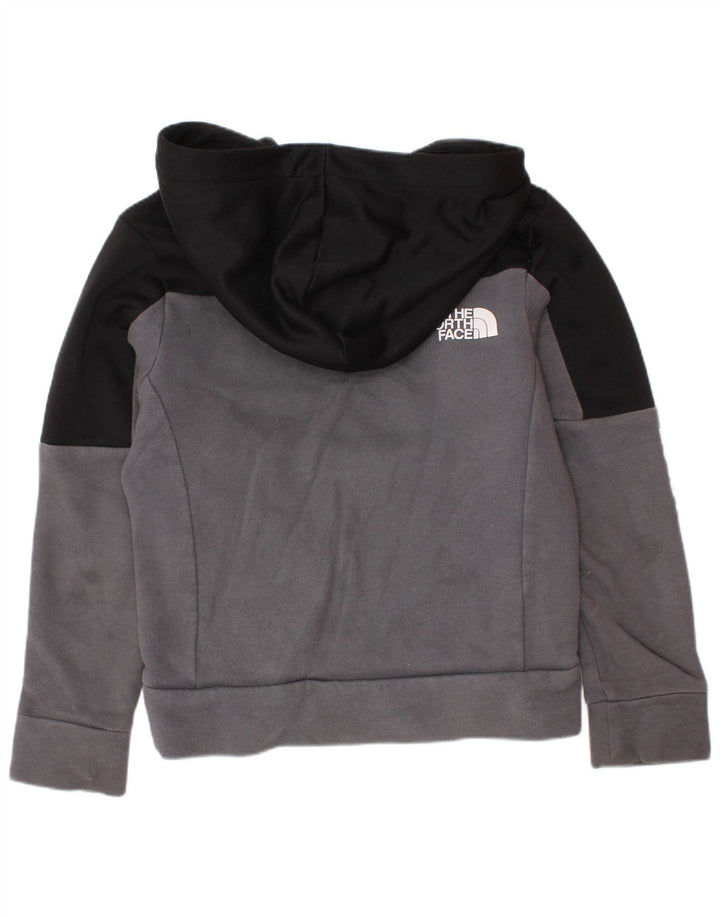 THE NORTH FACE Jungen-Pullover mit grafischem Kapuzenpullover, 5–6 Jahre, XS, Grau, Farbblock