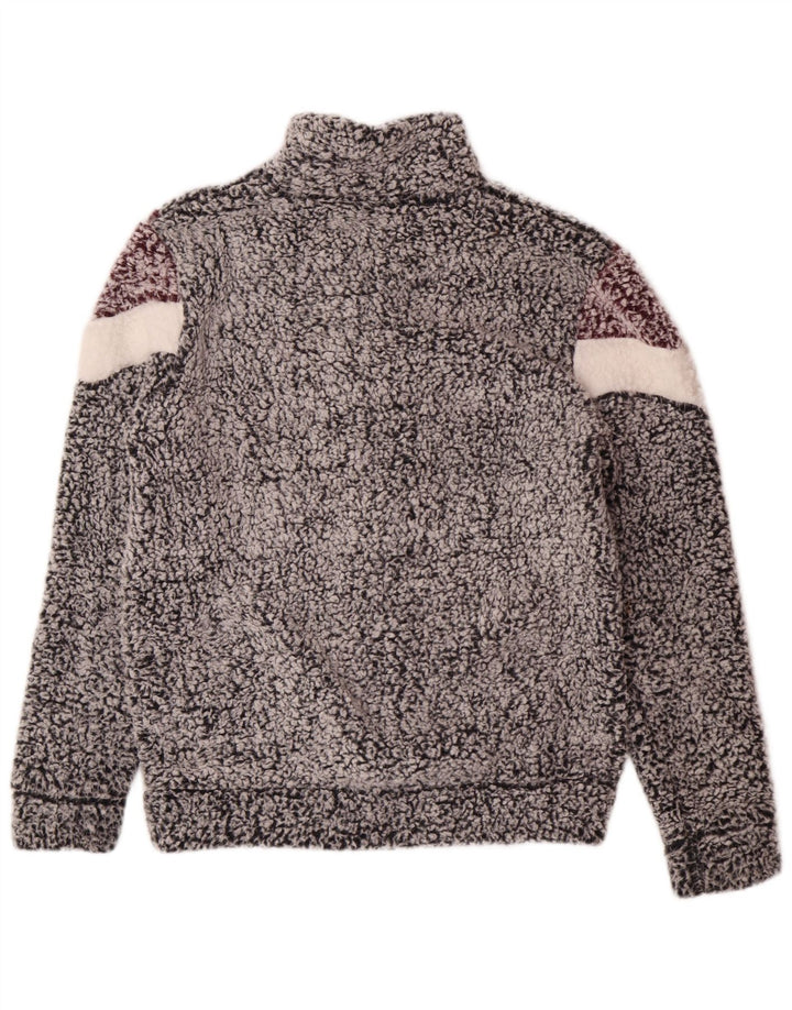 Lotto Damen Fleecejacke UK 18 XL Graues Colourblock-Polyester