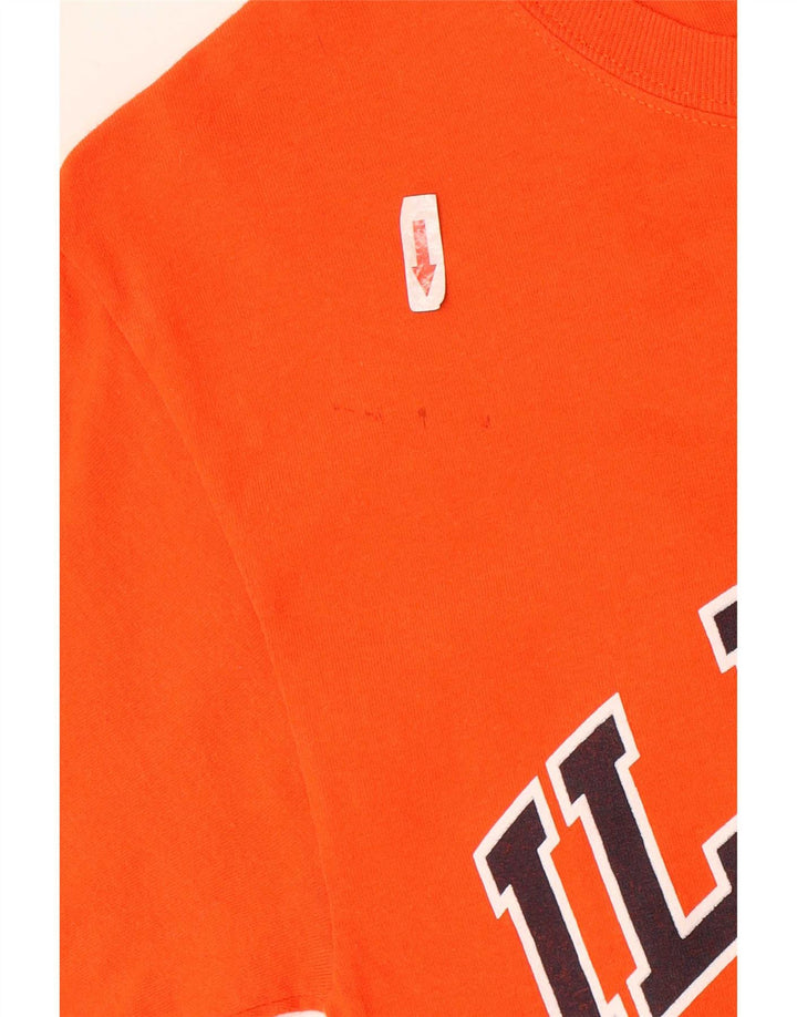 Champion Herren-T-Shirt „Illinois“ mit Grafik, Größe S, Orange