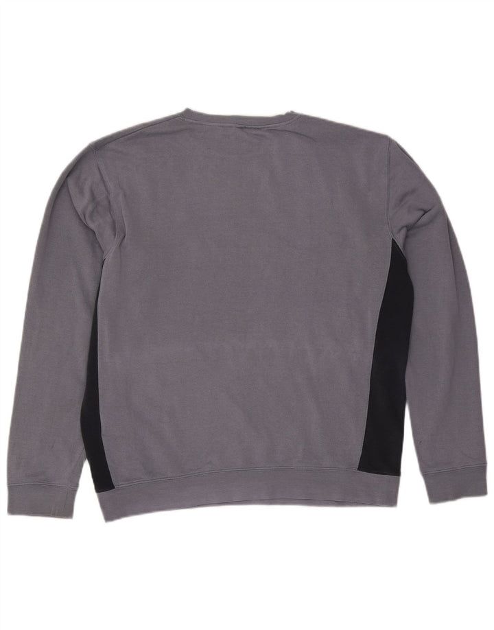 Reebok Herren Grafik-Sweatshirt-Pullover Mittelblauer Farbblock