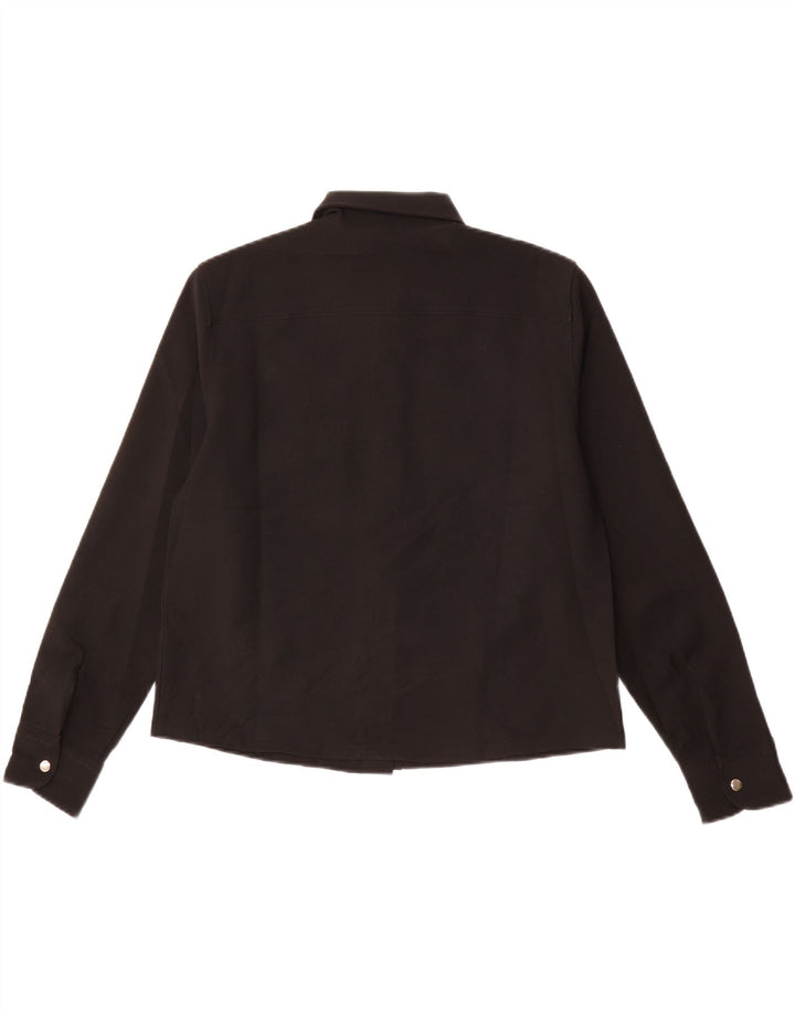 BENETTON Womens Shirt IT 46 Large Black Polyester Vintage Benetton and Second-Hand Benetton from Messina Hembry 