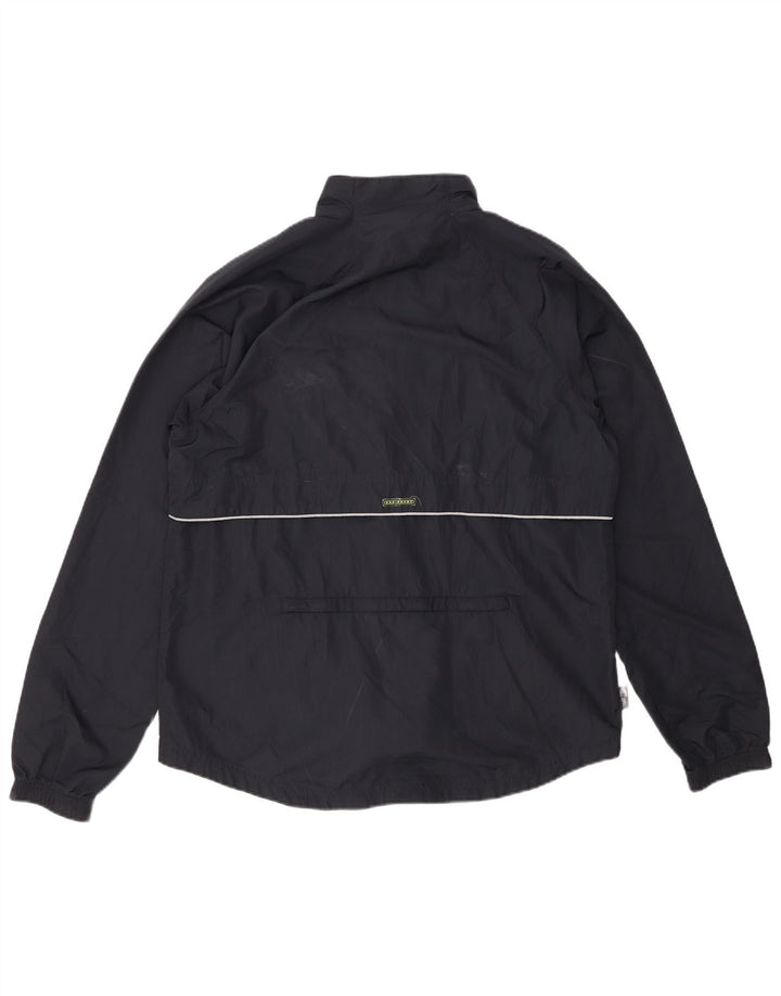 ADIDAS Herren-Trainingsanzug-Top-Jacke, mittelgroß, marineblau, Polyester