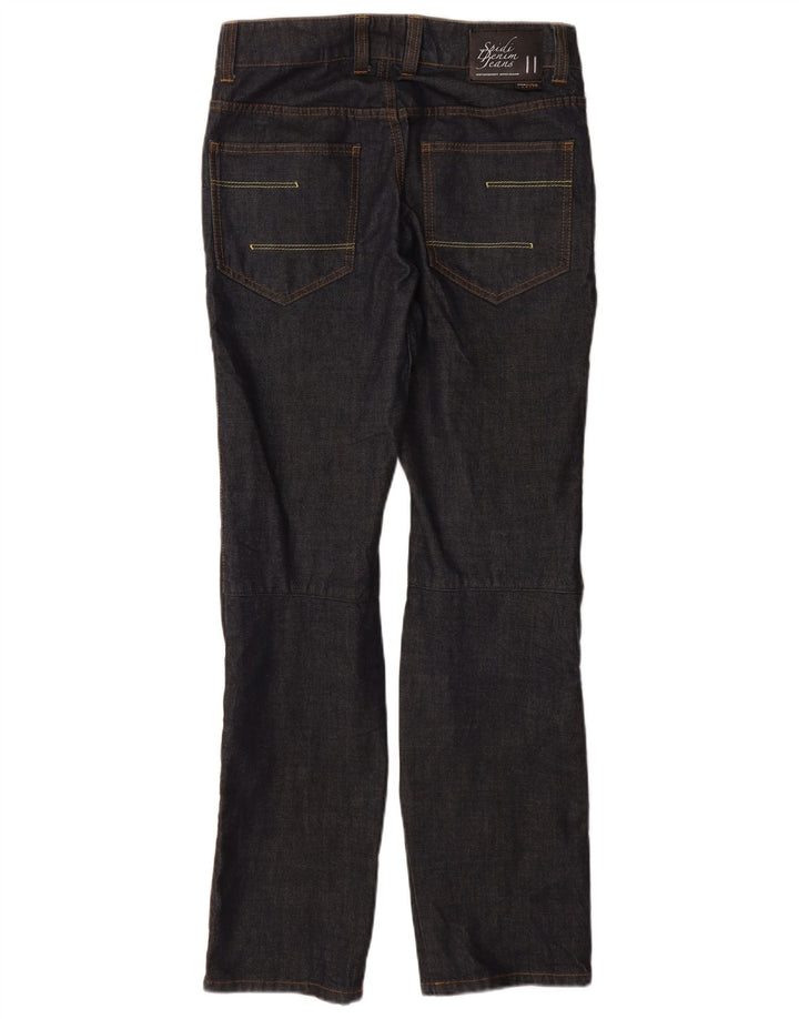 Spidi Herren Straight Jeans W31 L33 Marineblaue Baumwolle